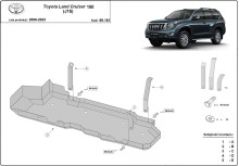 Plieninė kuro bako apsauga Toyota Land Cruiser J150 (2009-2023)