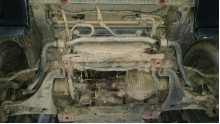 Plieninė variklio apsauga Mitsubishi Pajero 4 (V80, V90) (2007-2021)
