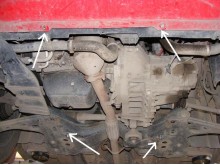 Plieninė variklio apsauga Fiat Grande Punto (2006-2018)