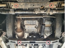 Plieninė pavarų dėžės apsauga Ssangyong Musso Grand (2018-2026)