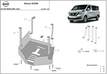 Plieninė katalizatoriaus apsauga Nissan NV300 (2022-2026)