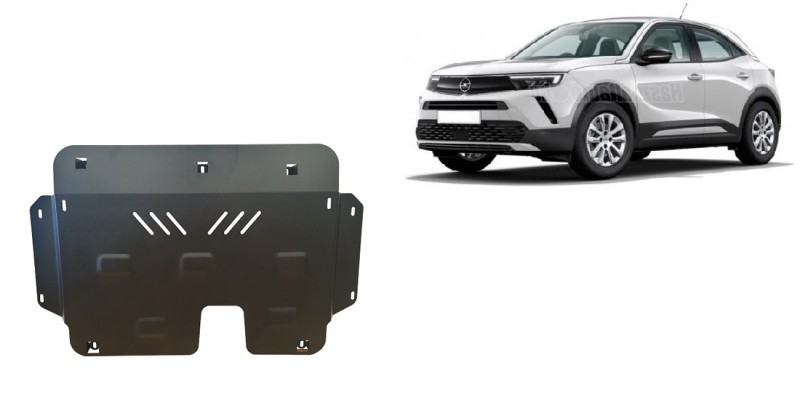 Plieninė variklio apsauga Opel Mokka (2019-2026)