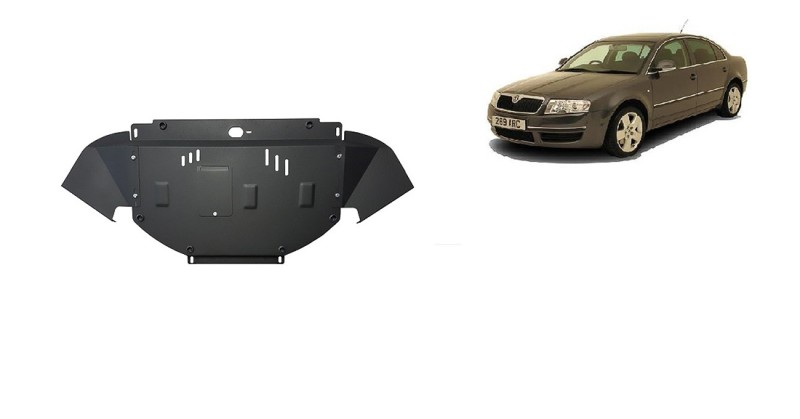 Plieninė variklio apsauga Skoda Superb - 1,8 1,9 2,0 TDI (2001-2008)