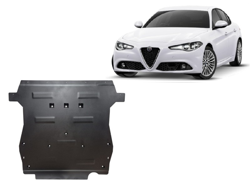 Plieninė variklio apsauga Alfa Romeo Giulia (2015-2026)