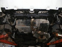 Plieninė variklio apsauga Mercedes A-Class (2004-2012)