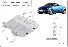 Plieninė variklio apsauga Opel Tigra (2004-2009)