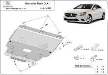 Plieninė variklio apsauga Mercedes CLA X117 (2013-2019)