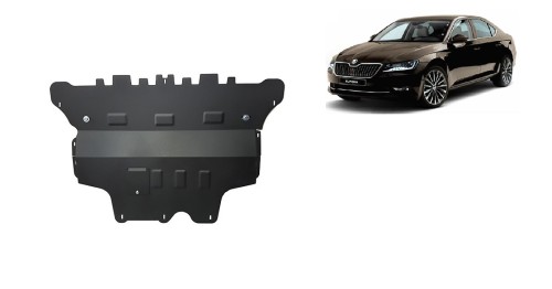 Plieninė variklio apsauga Skoda Superb - mechaninė pavarų dėžė (2015-2024)