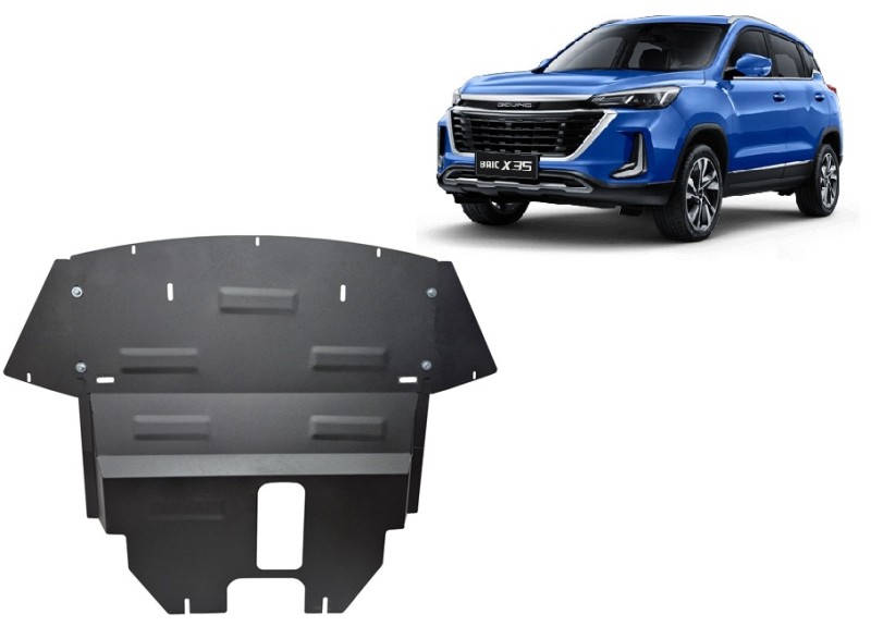 Plieninė variklio apsauga Baic Beijing X35 (2023-2026)