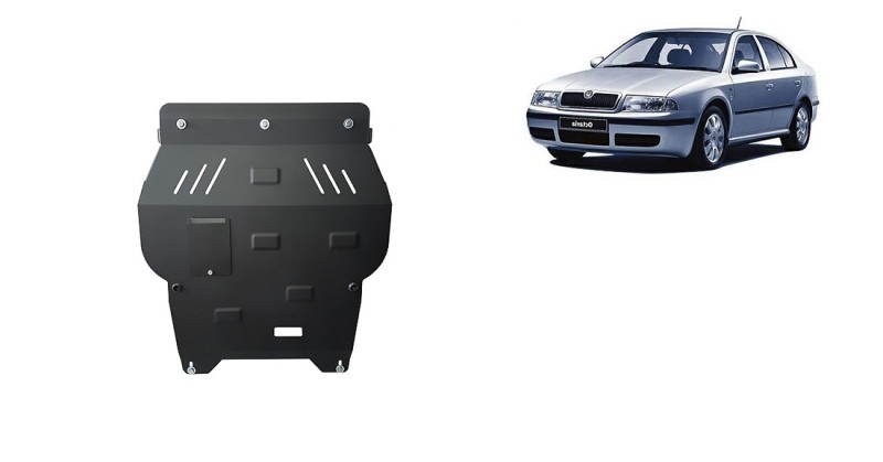 Plieninė variklio apsauga Skoda Octavia Tour (1998-2010)