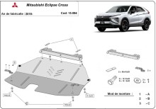 Plieninė variklio apsauga Mitsubishi Eclipse Cross (2018-2026)