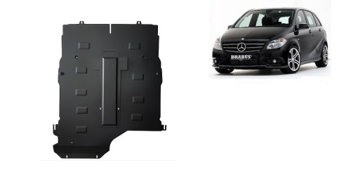 Plieninė variklio apsauga Mercedes B-Class (2005-2011)