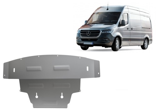 Aliumininė variklio apsauga Mercedes Sprinter - RWD (2018-2026)