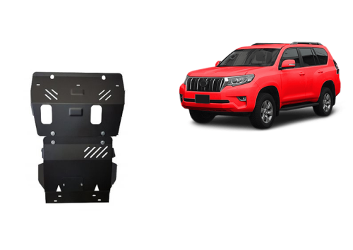Plieninė variklio apsauga Toyota Land Cruiser 150 (2009-2023)