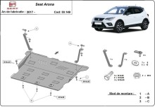 Plieninė variklio apsauga Seat Arona (2017-2026)