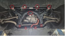 Aliumininė elektros variklio apsauga Tesla Model 3 AWD (2017-2026)