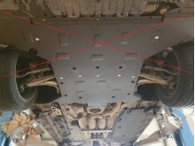 Plieninė pavarų dėžės apsauga Audi A8 (2010-2017)