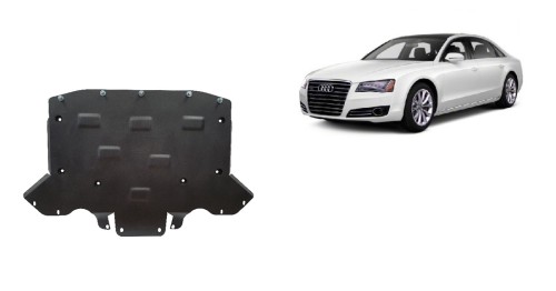 Plieninė pavarų dėžės apsauga Audi A8 (2010-2017) Plieninė pavarų dėžės apsauga Audi A8 (2010-2017)