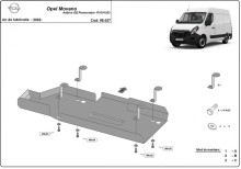 Plieninė AdBlue bako apsauga Opel Movano (2022-2026)