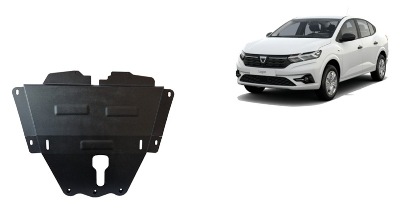 Plieninė variklio apsauga Dacia Logan (2021-2026)