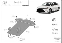 Aliumininė katalizatoriaus apsauga Toyota Corolla (2019-2026)