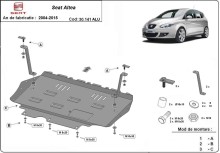 Aliumininė variklio apsauga Seat Altea (2004-2015)