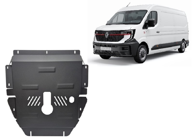 Plieninė variklio apsauga Renault Master (2024-2026)