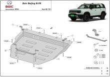Plieninė variklio apsauga Baic Beijing BJ30 (2024-2026)