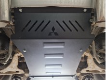 Plieninė variklio apsauga Mitsubishi Pajero 3 (V60, V70) Vers 2.0 (1999-2007)
