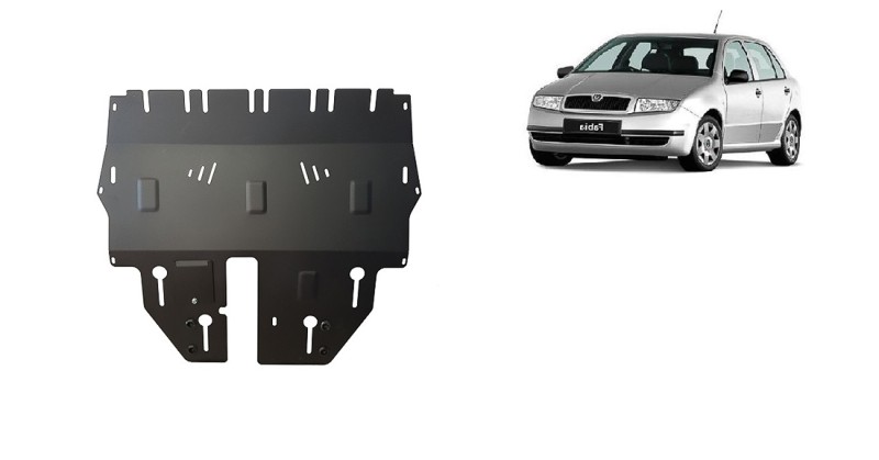 Plieninė variklio apsauga Skoda Fabia 1 (1999-2007)