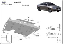 Plieninė variklio apsauga Volvo S80 (2006-2016)