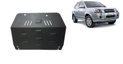 Plieninė variklio apsauga Hyundai Tucson (2004-2015)