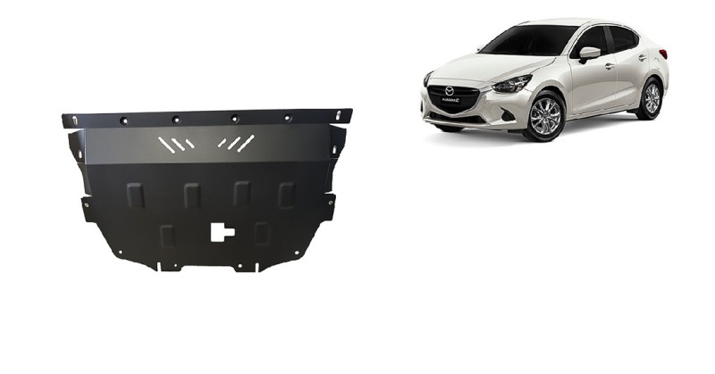 Plieninė variklio apsauga Mazda 2 (2014-2026)