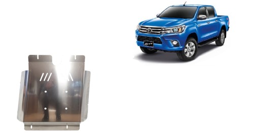 Aliumininė pavarų dėžės apsauga Toyota Hilux Revo (2016-2026)