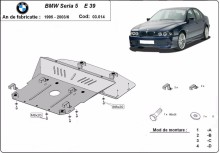 Plieninė variklio apsauga BMW 5 serija E39 (1995-2003)