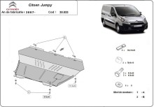 Plieninė variklio apsauga Citroen Jumpy (2007-2016)