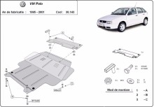 Plieninė variklio apsauga Volkswagen Polo - 6N, 6N1, 6K, Classic, Variant (1995-1999)