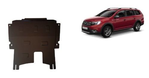 Plieninė variklio apsauga Dacia Logan MCV Stepway (2012-2020) Plieninė variklio apsauga Dacia Logan MCV Stepway (2012-2020)