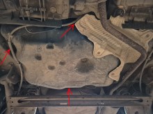 Plieninė kuro bako apsauga Dacia Lodgy Stepway (2014-2022)