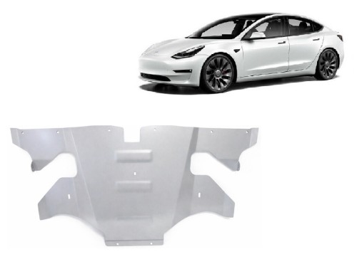 Aliumininė elektros variklio apsauga Tesla Model 3 AWD (2017-2026)