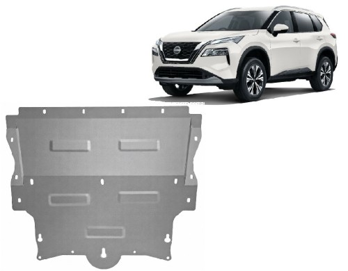 Aliumininė variklio apsauga Nissan X-Trail T33 (2021-2026) Aliumininė variklio apsauga Nissan X-Trail T33 (2021-2026)