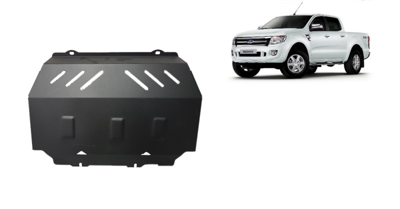Plieninė variklio apsauga Ford Ranger (2010-2023)