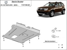 Plieninė variklio apsauga Dacia Duster (2010-2017)