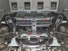 Plieninė radiatoriaus apsauga Toyota Land Cruiser 250 (2024-2026)