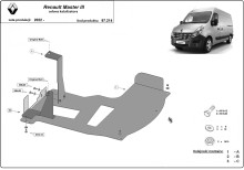 Plieninė katalizatoriaus apsauga Renault Master 3 (2022-2026)