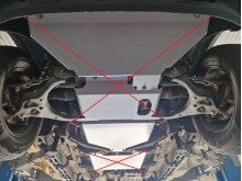 Plieninė automatinės pavarų dėžės apsauga Ford Ranger (2023-2026)