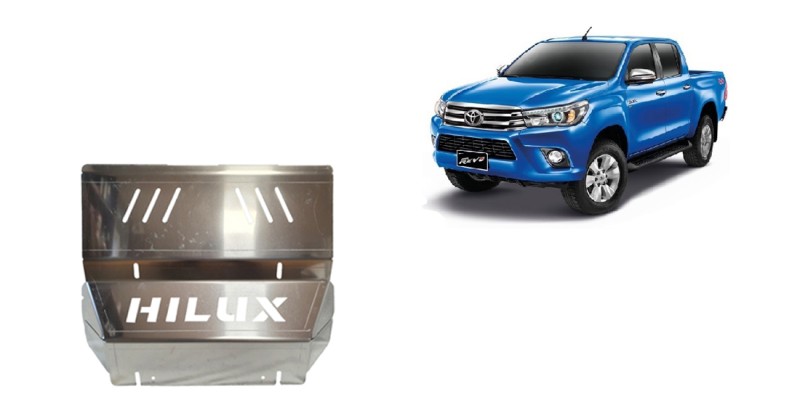 Aliumininė radiatoriaus apsauga Toyota Hilux Revo (2016-2026)