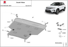 Aliumininė variklio apsauga Suzuki Vitara (2023-2026)