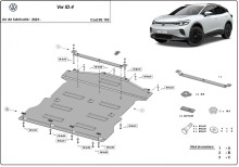 Plieninė variklio apsauga Volkswagen ID 4 - elektryk (2021-2026)