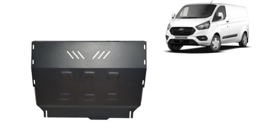 Plieninė variklio apsauga Ford Transit Custom - FWD (2020-2023)